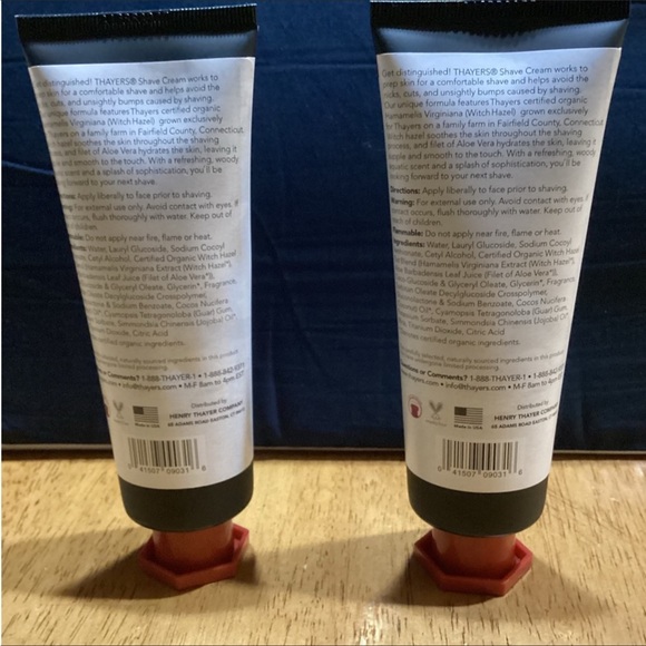 501. NWT MENS BUNDLE OF 2 THAYERS SHAVING CREAM - Picture 2 of 2